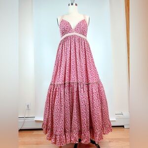 Moda International Flower prints Summer Beach Dress XL